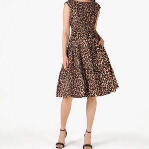 Kate Spade midi leopard dress